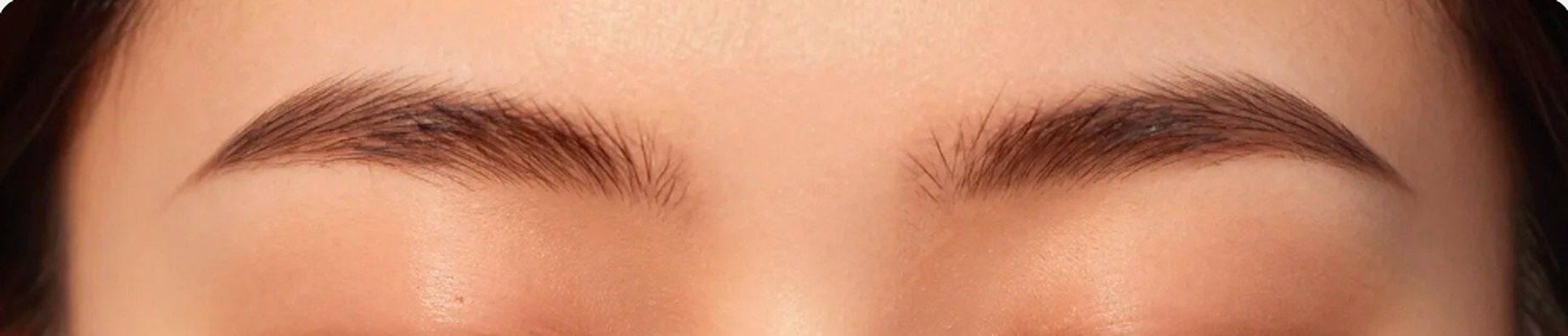 Cejas definidas en primer plano